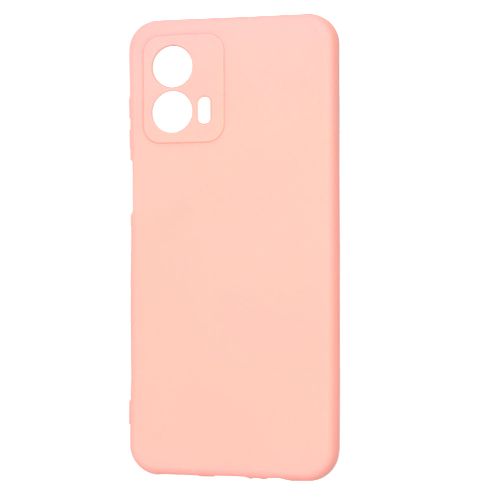 Калъф за Motorola Moto G53, Techsuit, SoftFlex, Светлорозов
