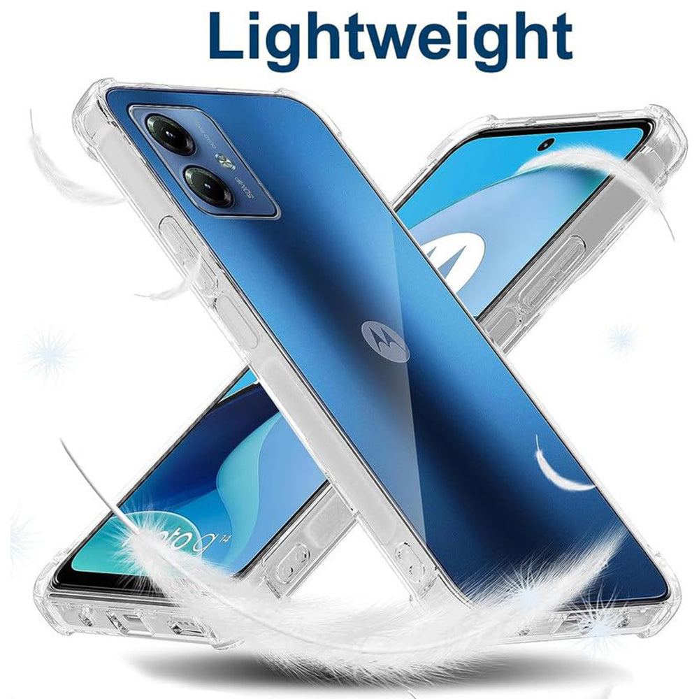 Калъф за Motorola Moto G54, Techsuit, Shockproof Clear, Прозрачен
