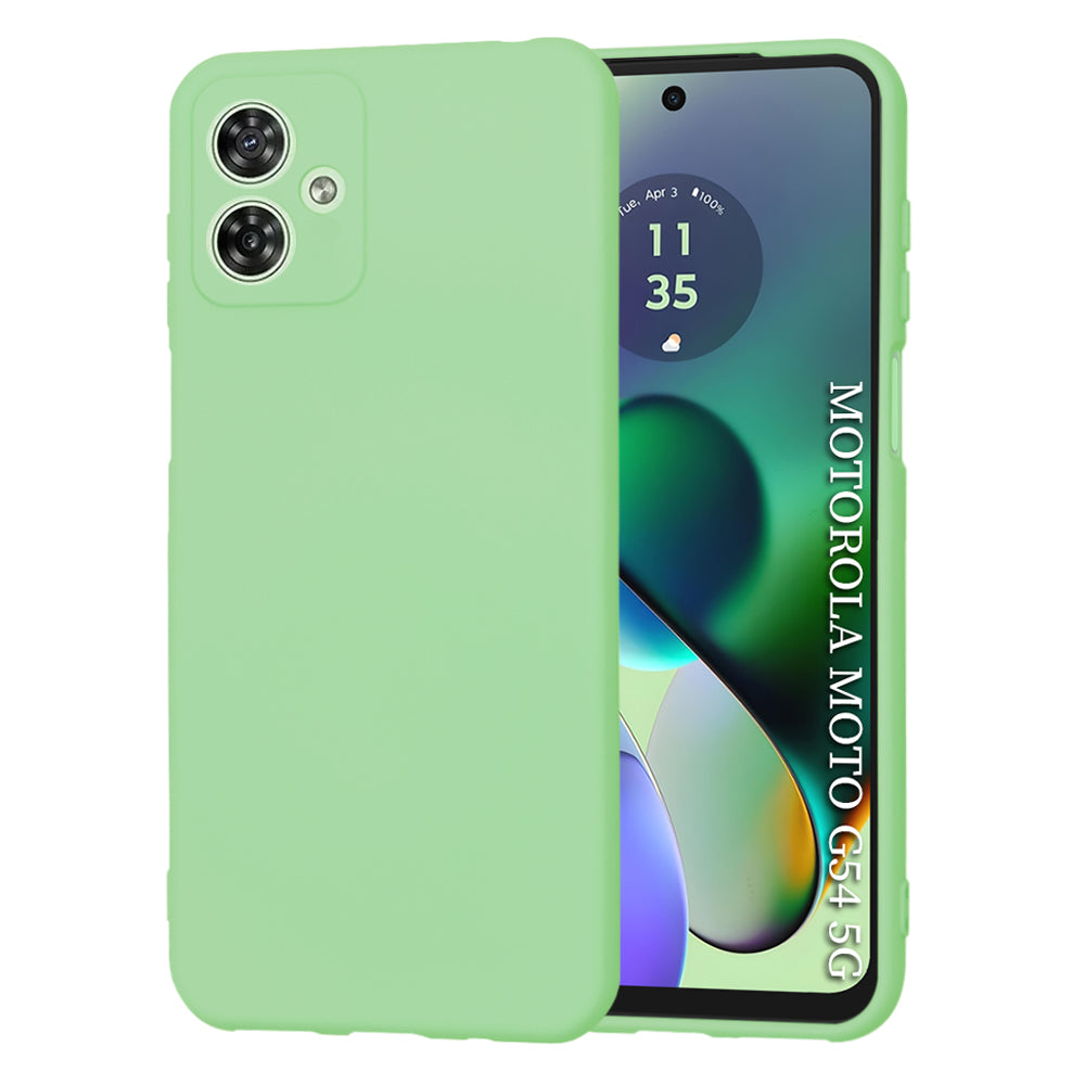 Калъф за Motorola Moto G54, Techsuit, SoftFlex, Светлозелен
