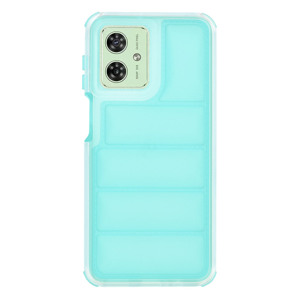 Калъф за Motorola Moto G54, Techsuit, Wave Shield, Тюркоаз