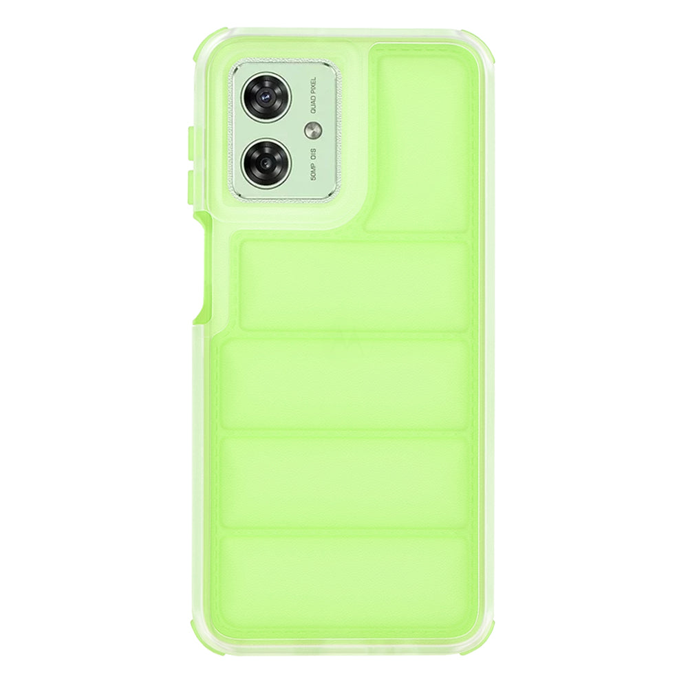 Калъф за Motorola Moto G54, Techsuit, Wave Shield, Зелен