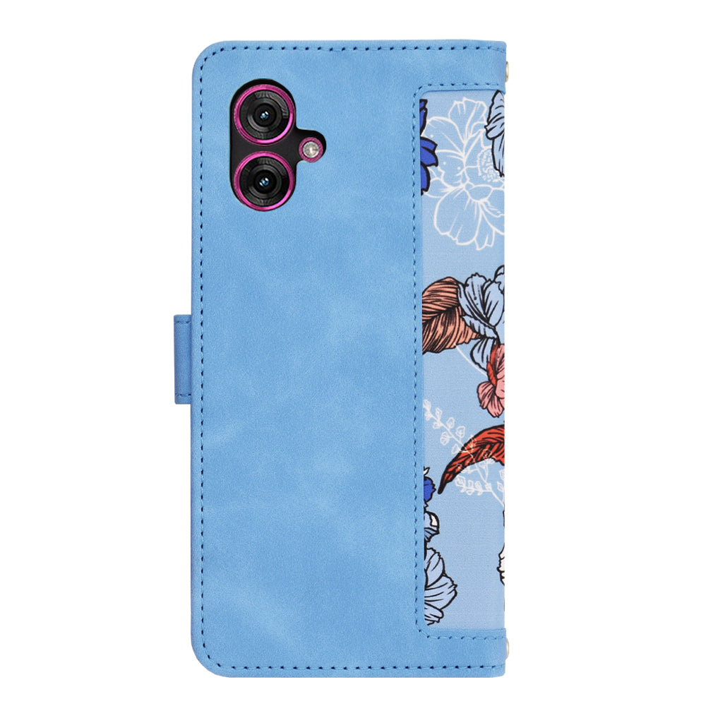 Калъф за Motorola Moto G55, Techsuit, FlipCraft, Син