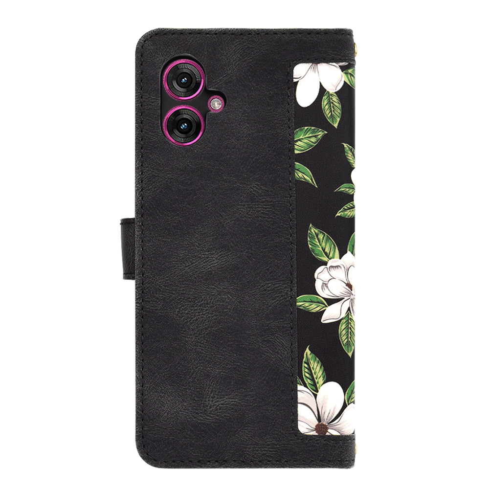 Калъф за Motorola Moto G55, Techsuit, FlipCraft, Черен