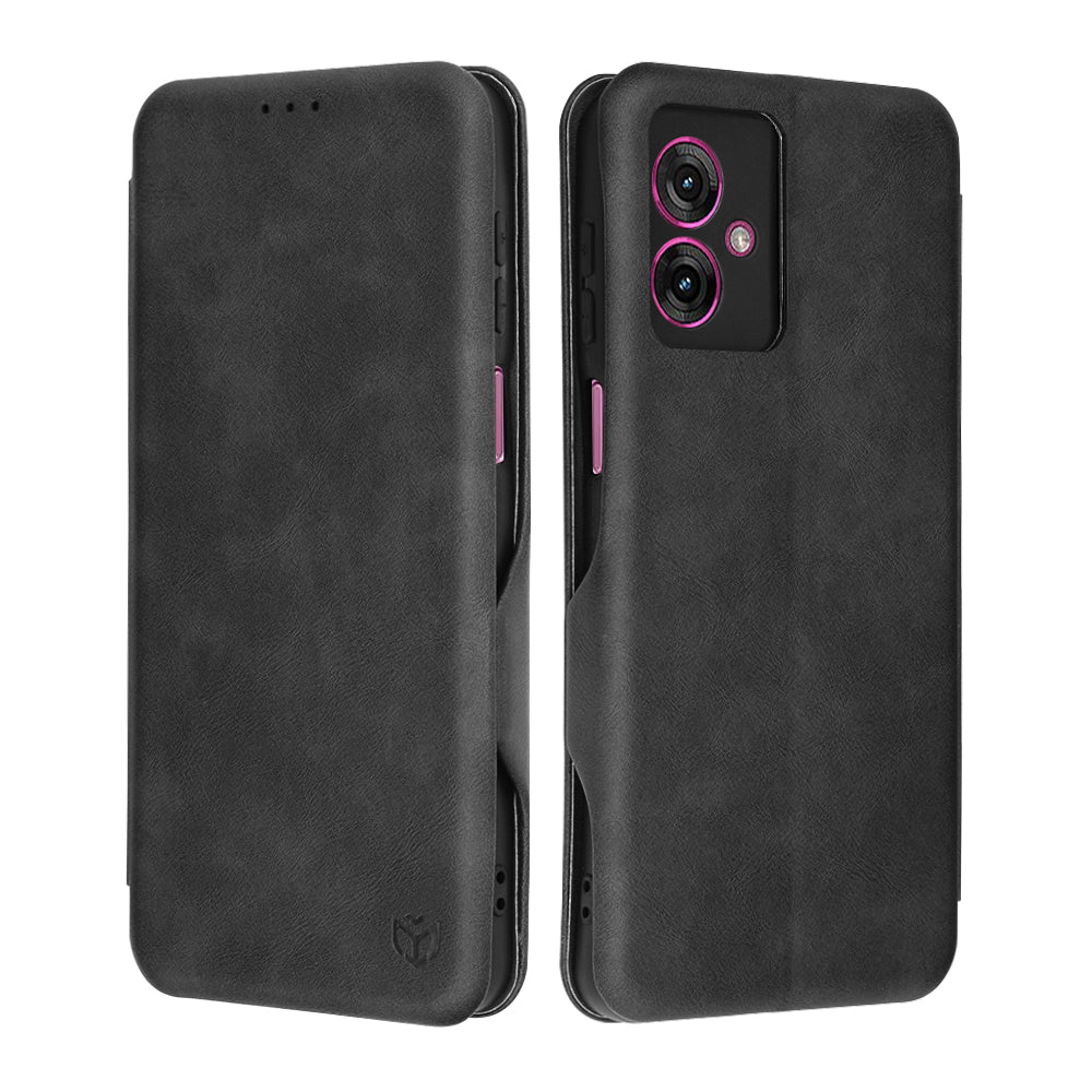 Калъф за Motorola Moto G55, Techsuit, Safe Wallet Plus, Черен