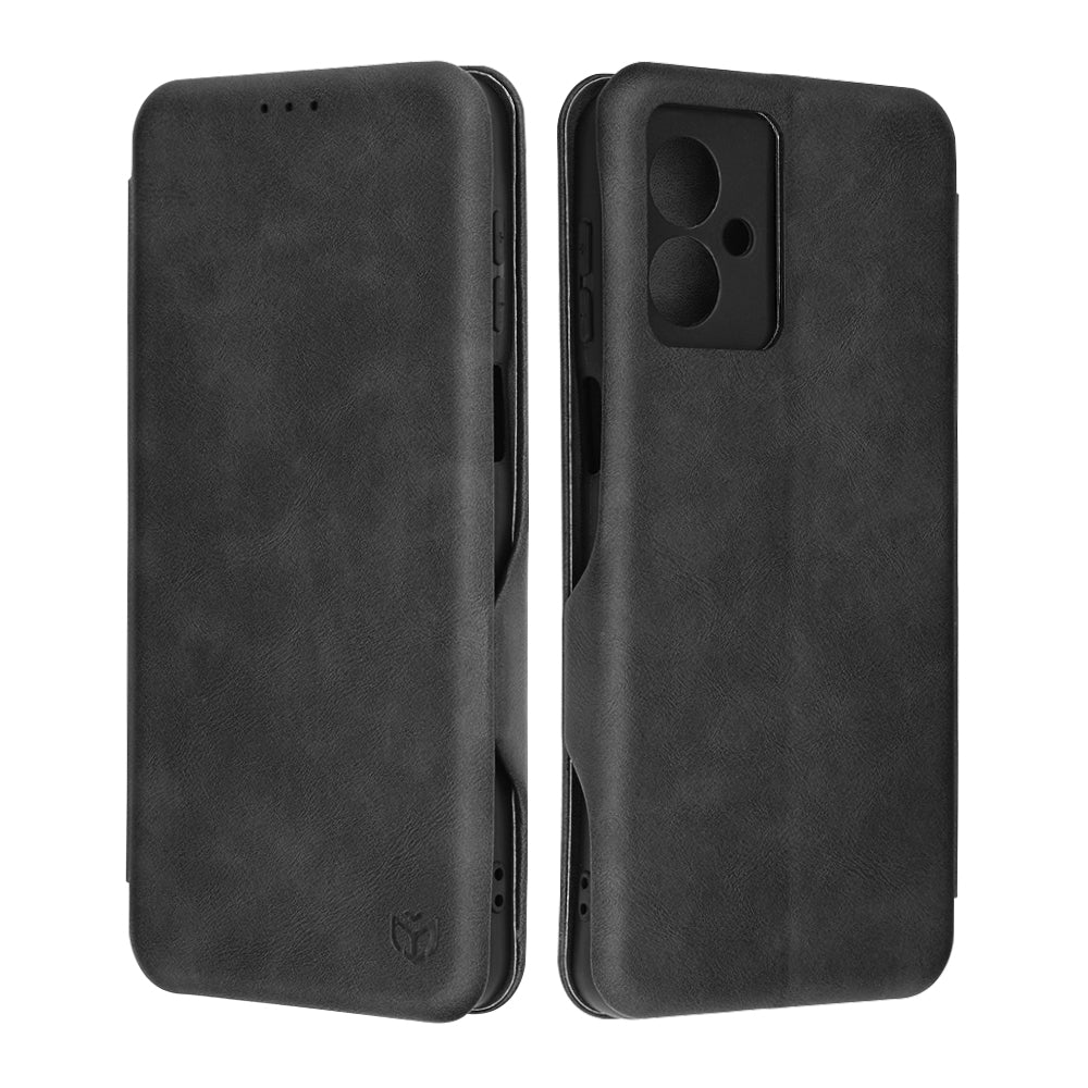 Калъф за Motorola Moto G55, Techsuit, Safe Wallet Plus, Черен