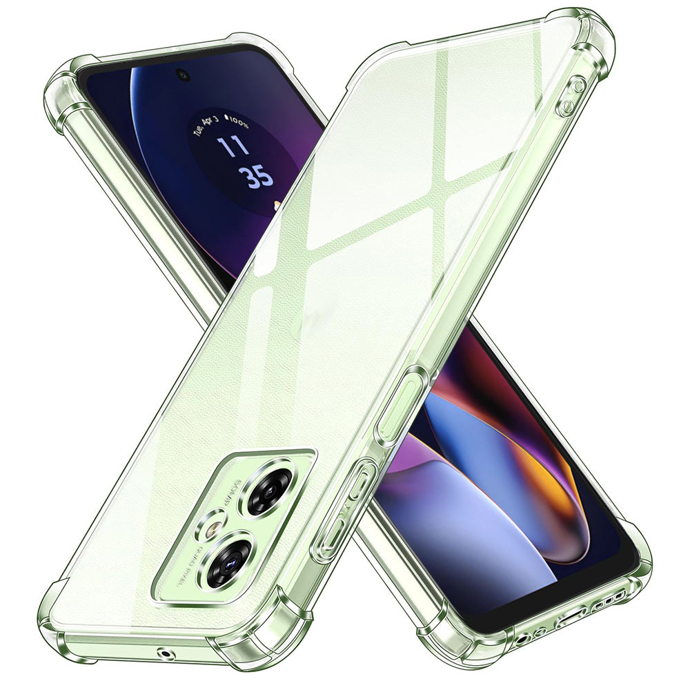 Калъф за Motorola Moto G55, Techsuit, Shockproof Clear, Прозрачен