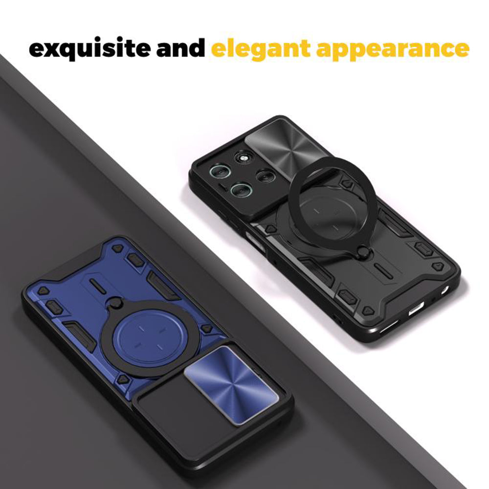 Калъф за Motorola Moto G56, Techsuit, CamGuard Pro, Черен