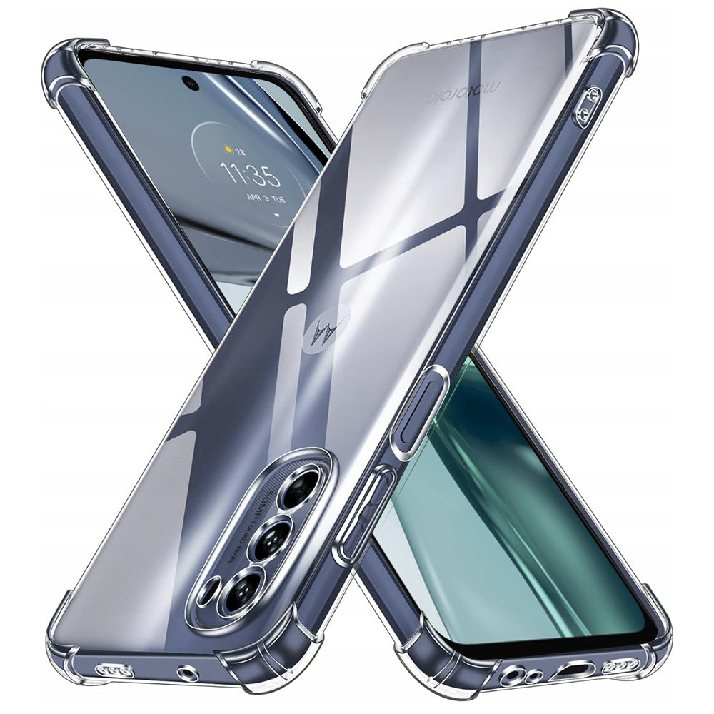 Калъф за Motorola Moto G62 5G, Techsuit, Shockproof Clear, Прозрачен