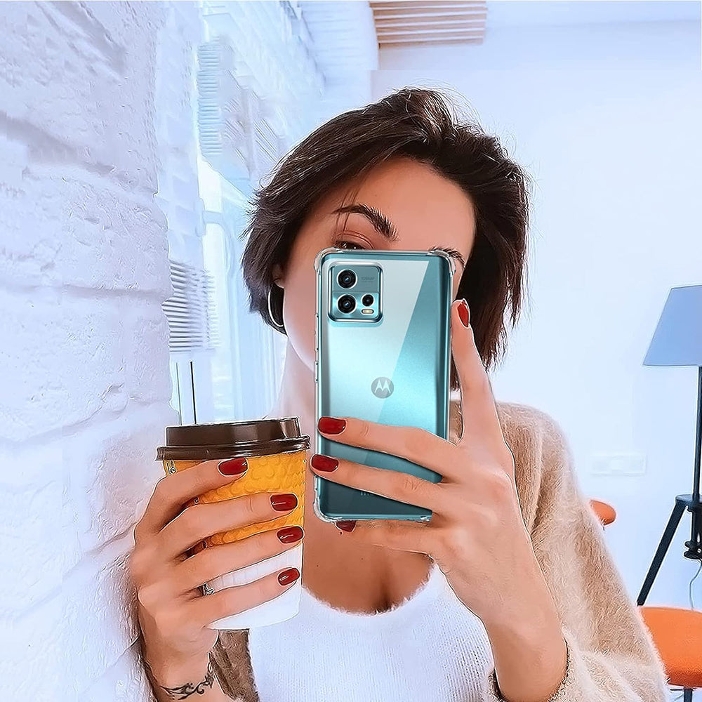 Калъф за Motorola Moto G72, Techsuit, Shockproof Clear, Прозрачен
