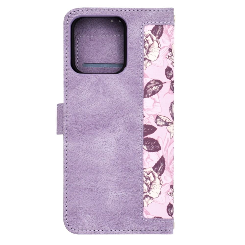Калъф за Motorola Moto G75, Techsuit, FlipCraft, Лилав