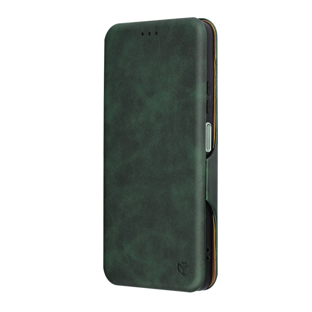 Калъф за Motorola Moto G75, Techsuit, Safe Wallet Plus, Зелен