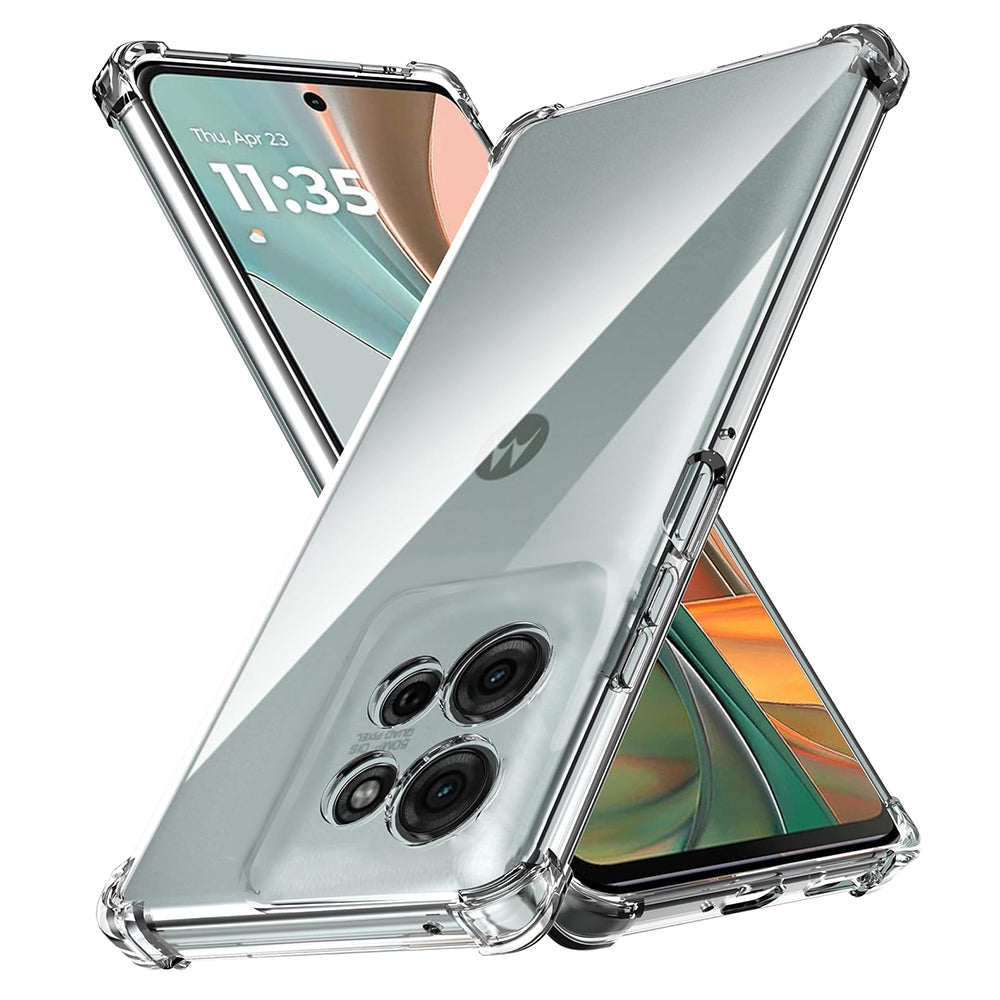 Калъф за Motorola Moto G75, Techsuit, Shockproof Clear, Прозрачен