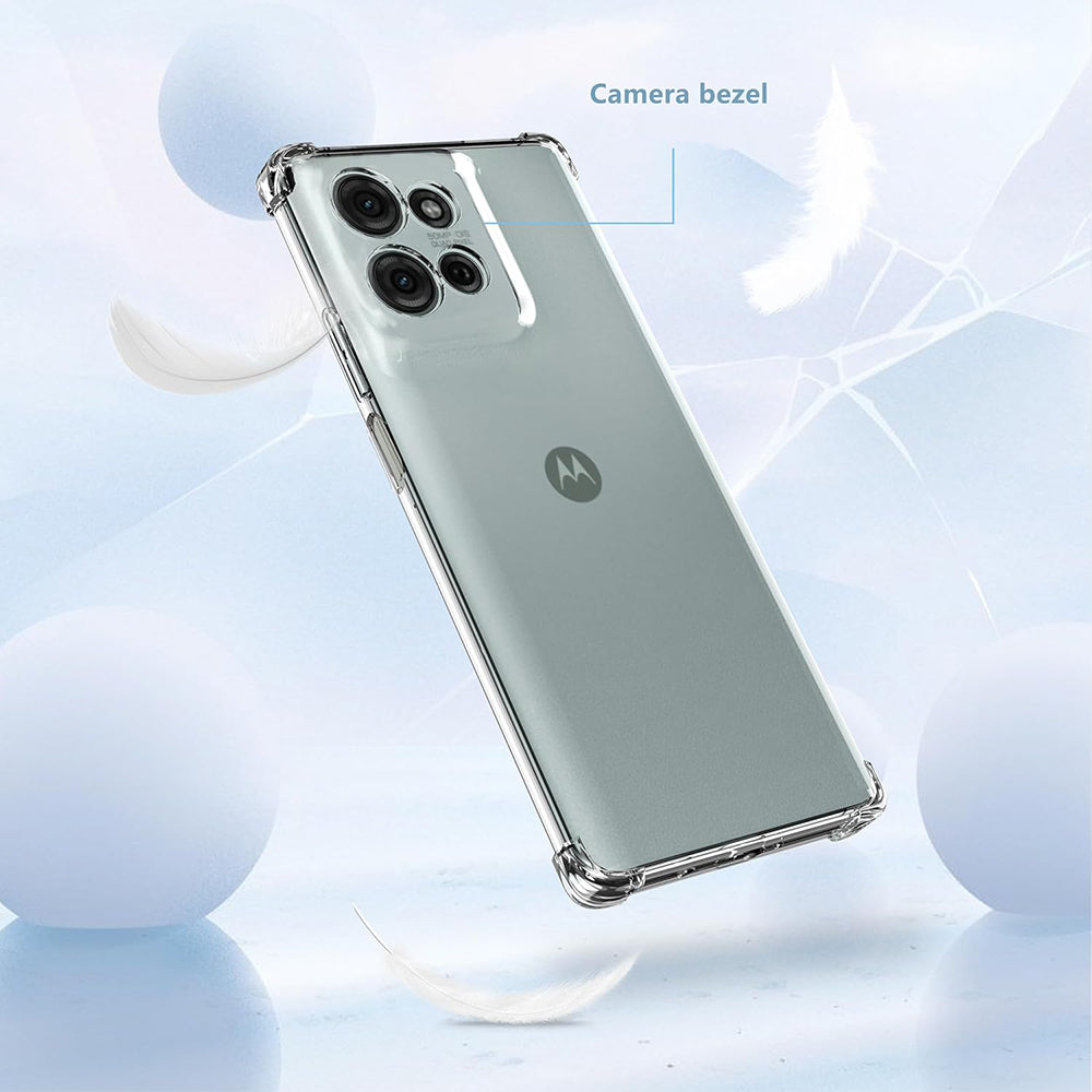 Калъф за Motorola Moto G75, Techsuit, Shockproof Clear, Прозрачен