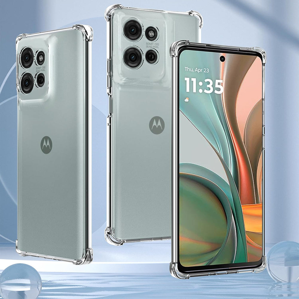 Калъф за Motorola Moto G75, Techsuit, Shockproof Clear, Прозрачен