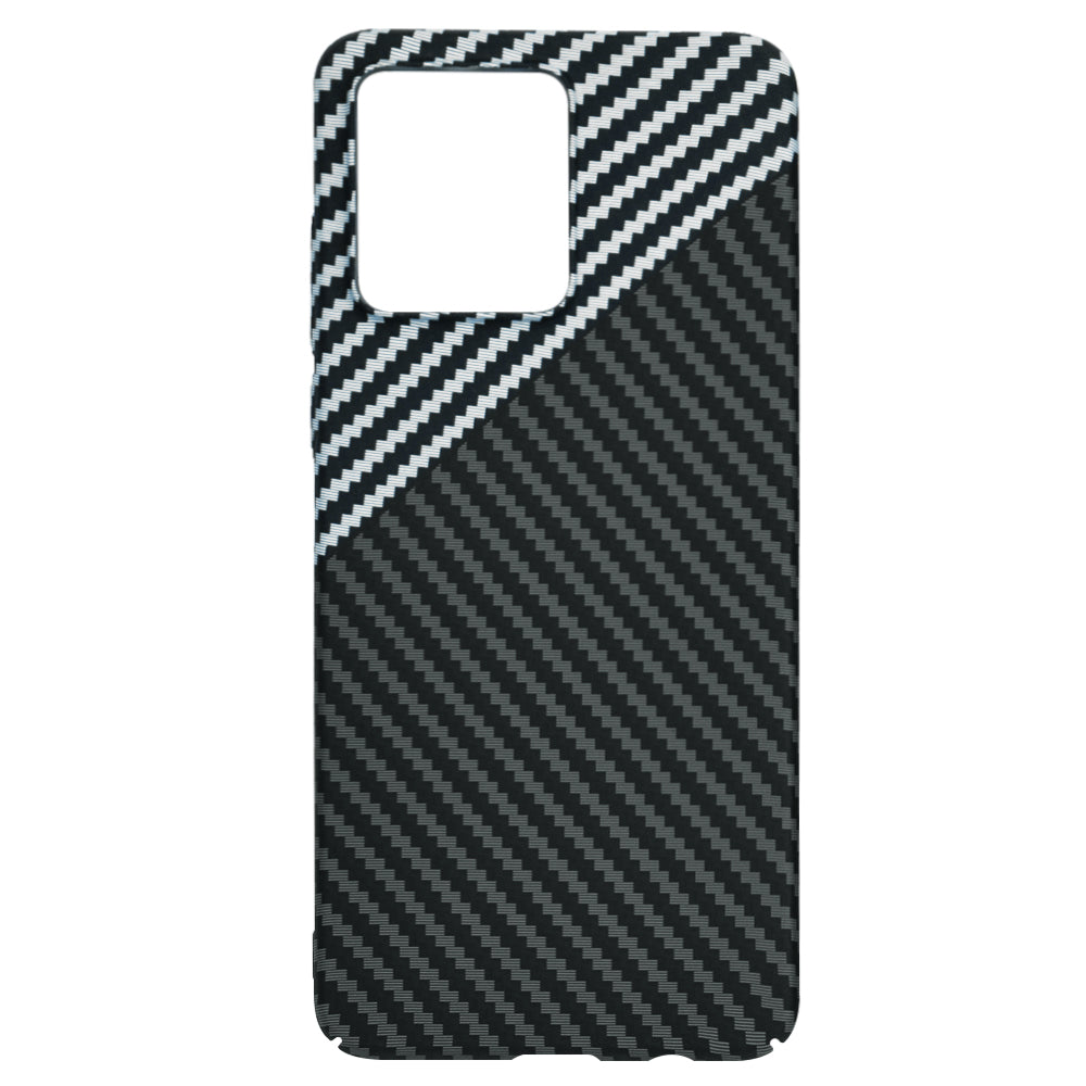 Калъф за Motorola Moto G84, Techsuit, Carbonite FiberShell, Черно Сиво