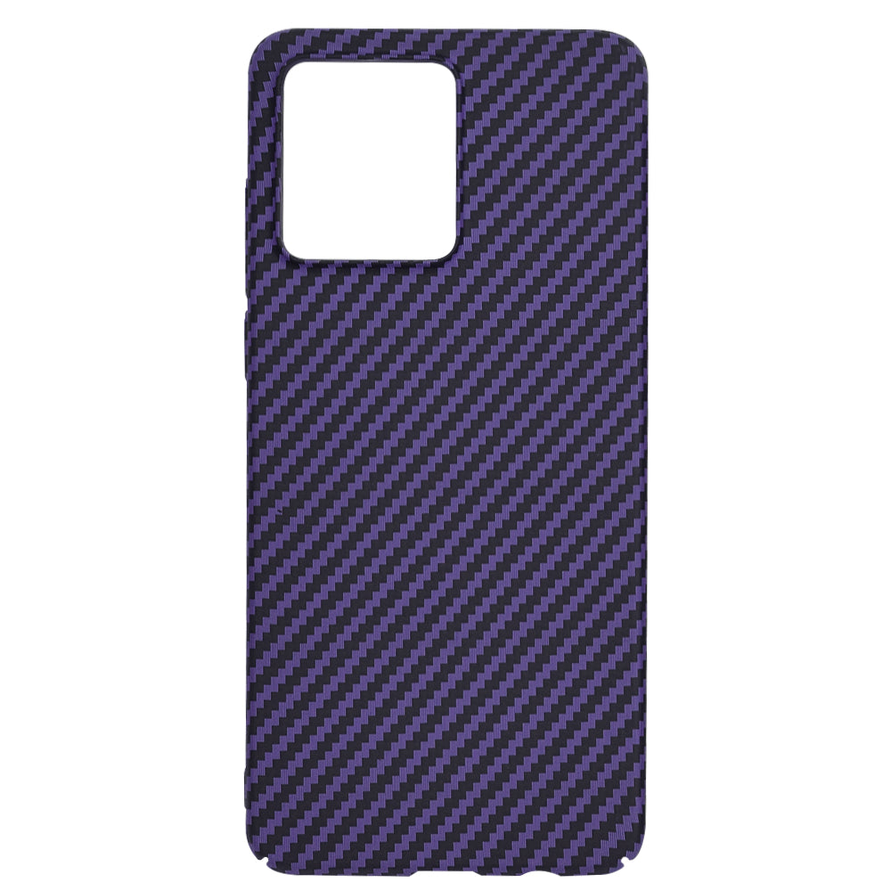 Калъф за Motorola Moto G84, Techsuit, Carbonite FiberShell, Лилав
