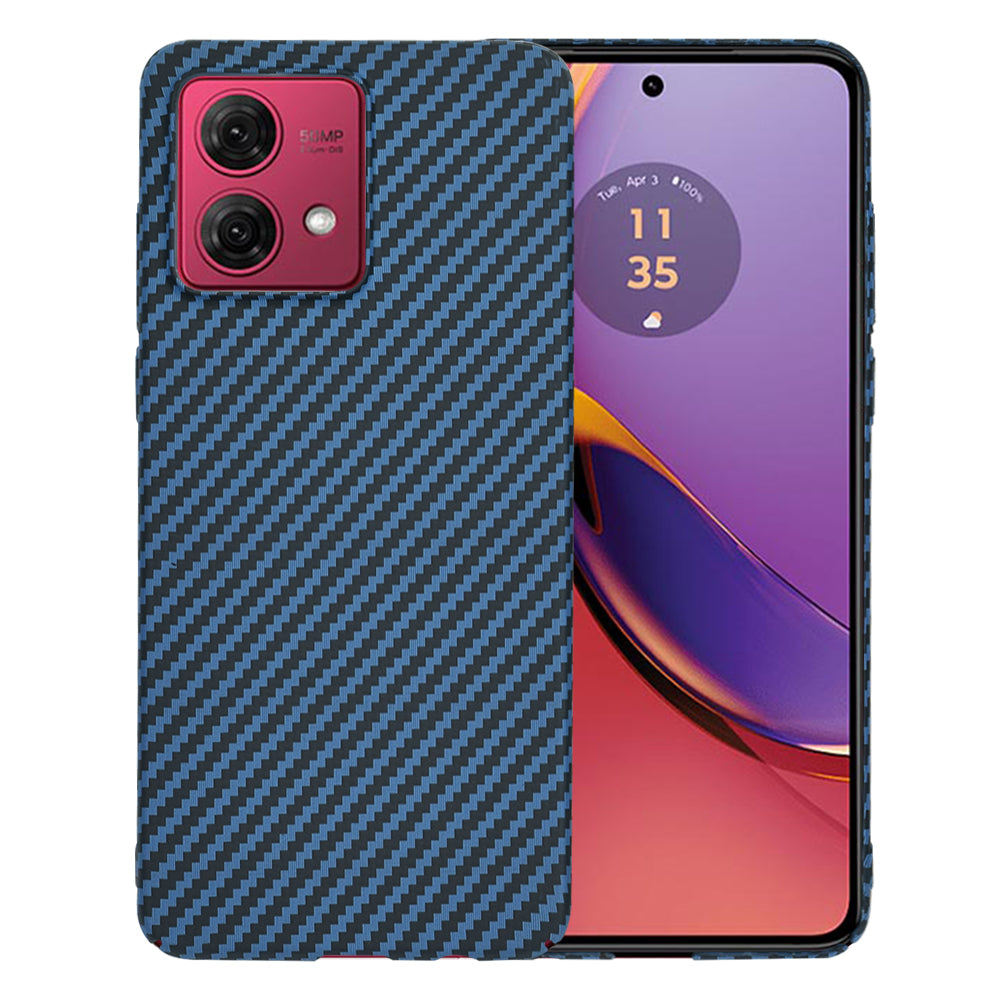 Калъф за Motorola Moto G84, Techsuit, Carbonite FiberShell, тюркоаз