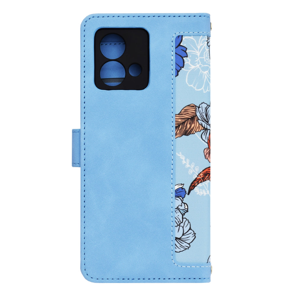 Калъф за Motorola Moto G84, Techsuit, FlipCraft, Син