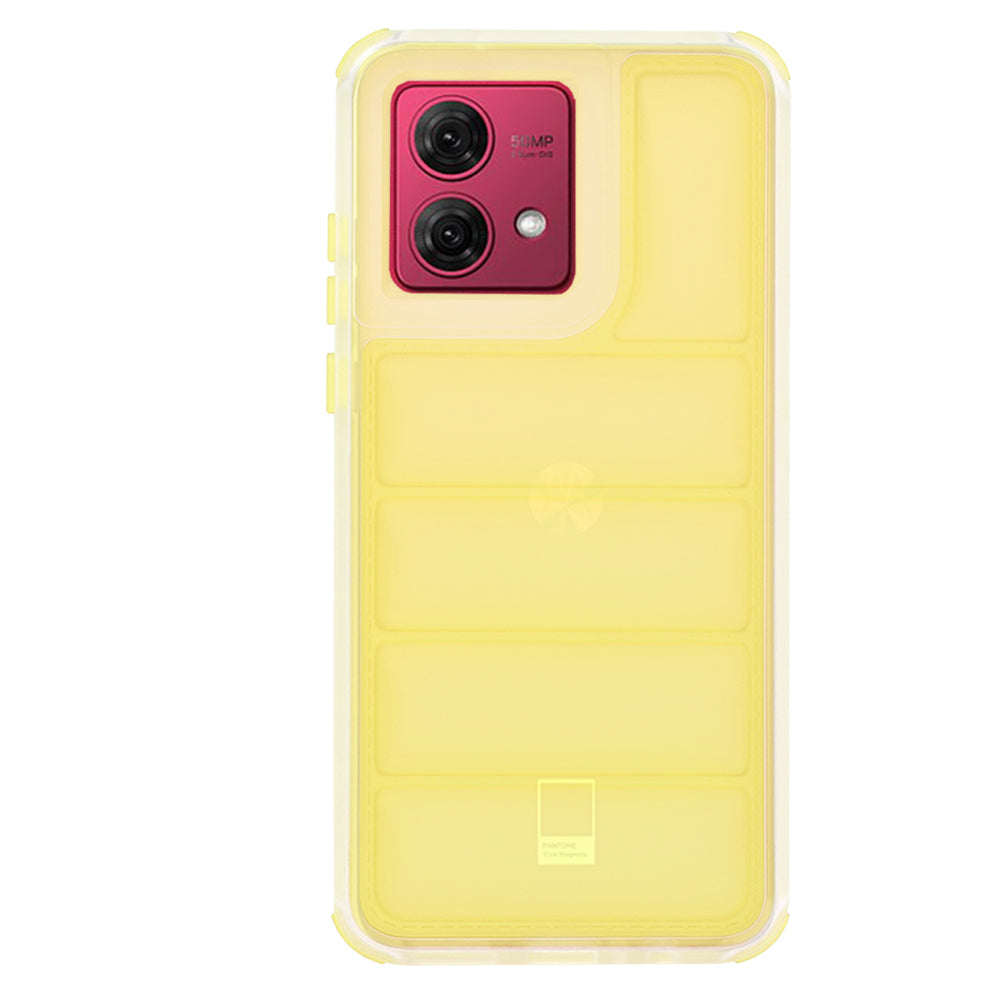 Калъф за Motorola Moto G84, Techsuit, Wave Shield, Жълт