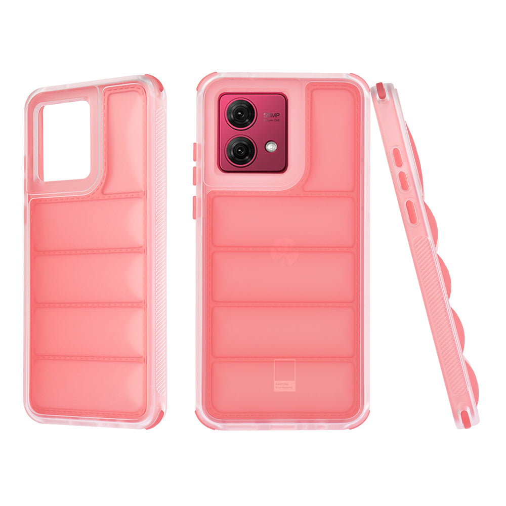 Калъф за Motorola Moto G84, Techsuit, Wave Shield, Червен