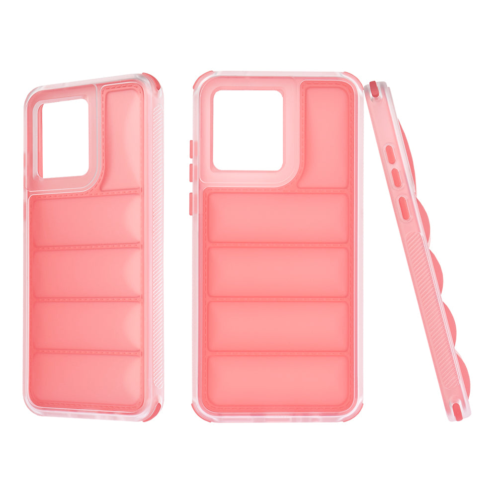 Калъф за Motorola Moto G84, Techsuit, Wave Shield, Червен