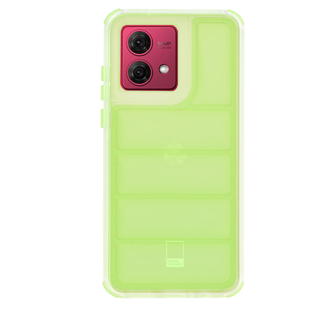 Калъф за Motorola Moto G84, Techsuit, Wave Shield, Зелен
