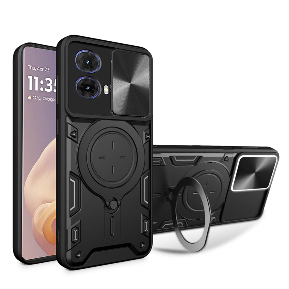 Калъф за Motorola Moto G85, Techsuit, CamGuard Pro, Черен