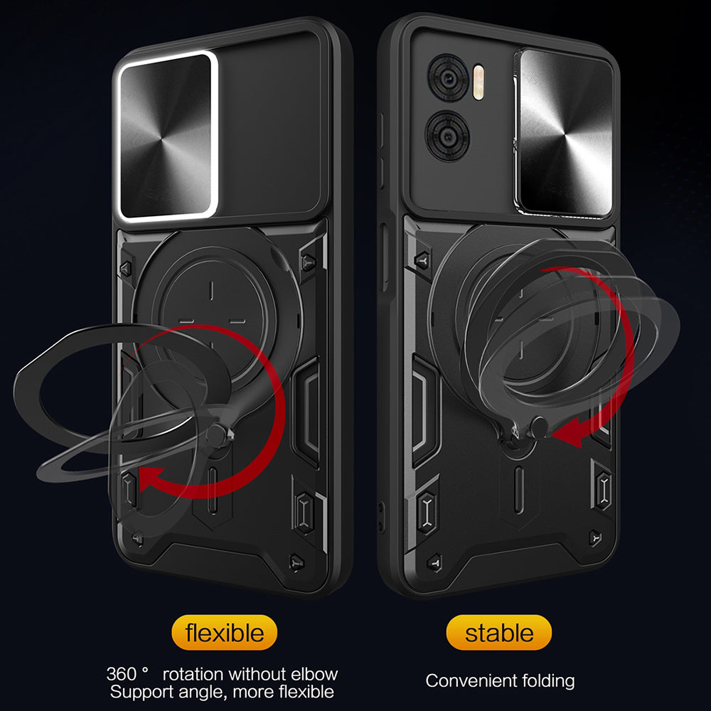 Калъф за Motorola Moto G85, Techsuit, CamGuard Pro, Черен