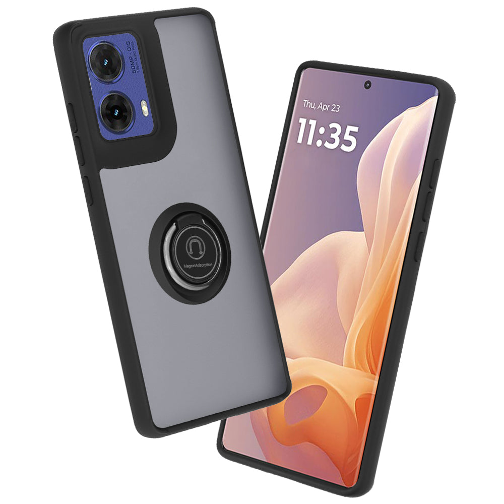 Калъф за Motorola Moto G85, Techsuit, Glinth, Черен
