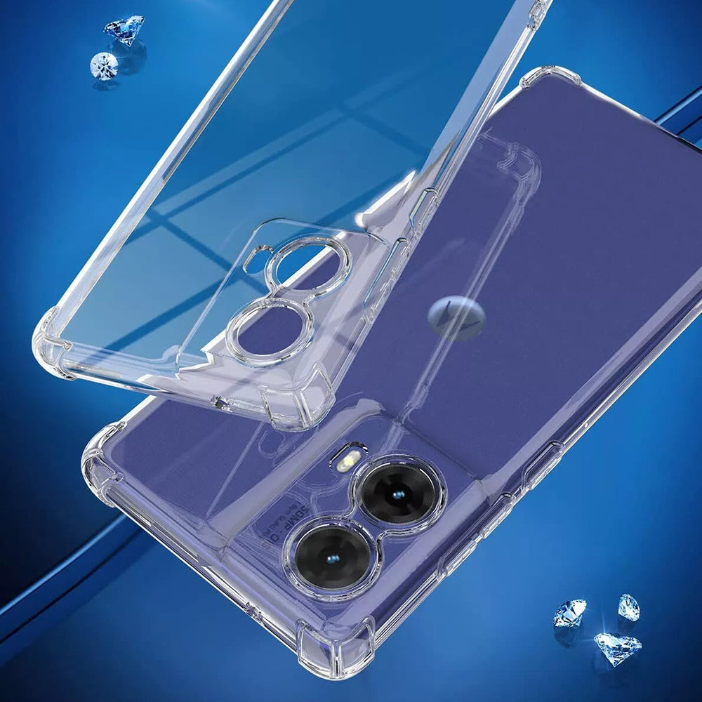Калъф за Motorola Moto G85, Techsuit, Shockproof Clear, Прозрачен