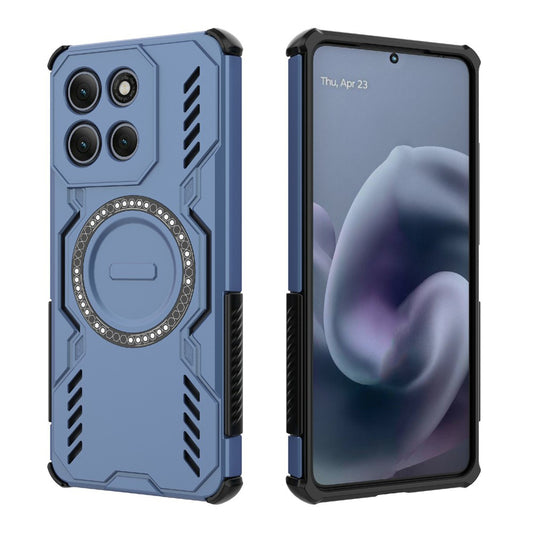 Калъф MagSafe за Motorola Moto G86 Power, Techsuit, ArmorMag, Син