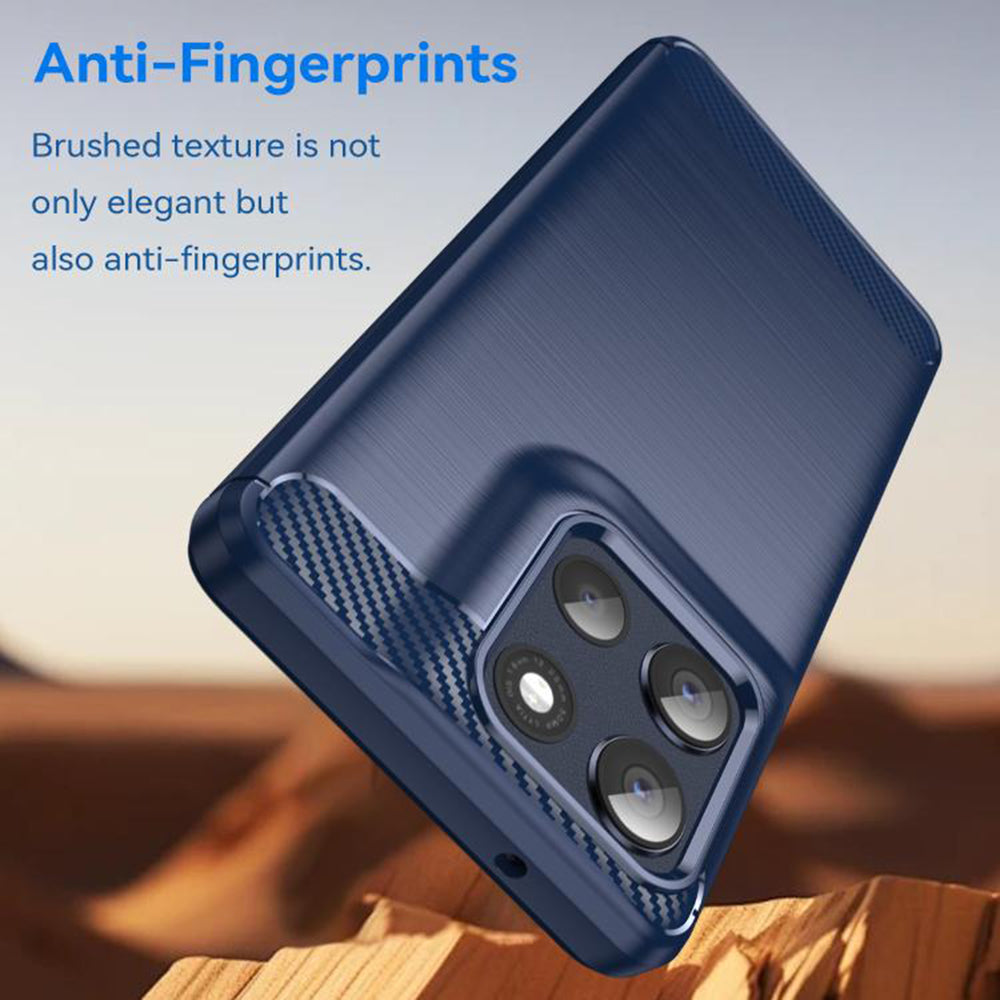 Калъф за Motorola Moto G86, Techsuit, Карбон, Син