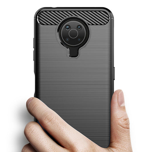 Калъф за Nokia G10 / G20, Techsuit, Карбон, Черен