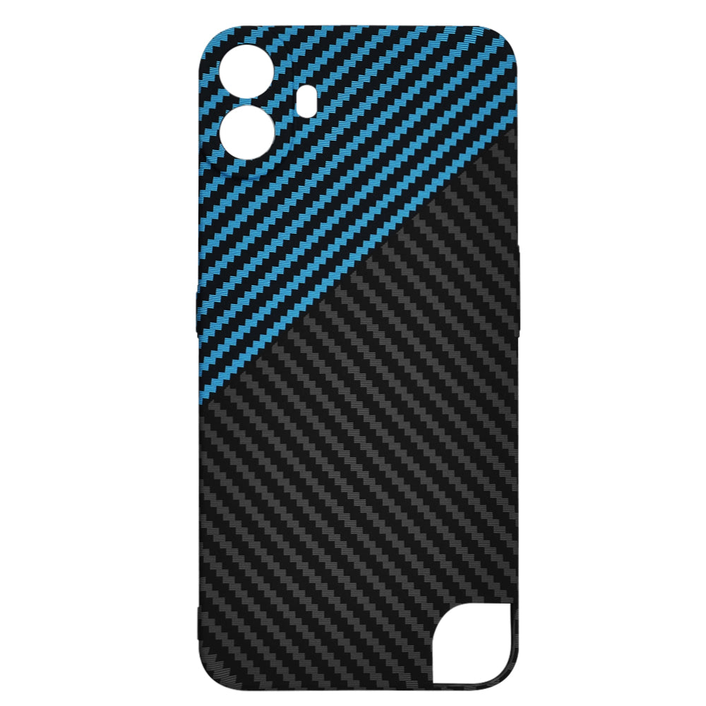 Калъф за Nothing CMF Phone 1, Techsuit, Carbonite FiberShell, Черно Синьо