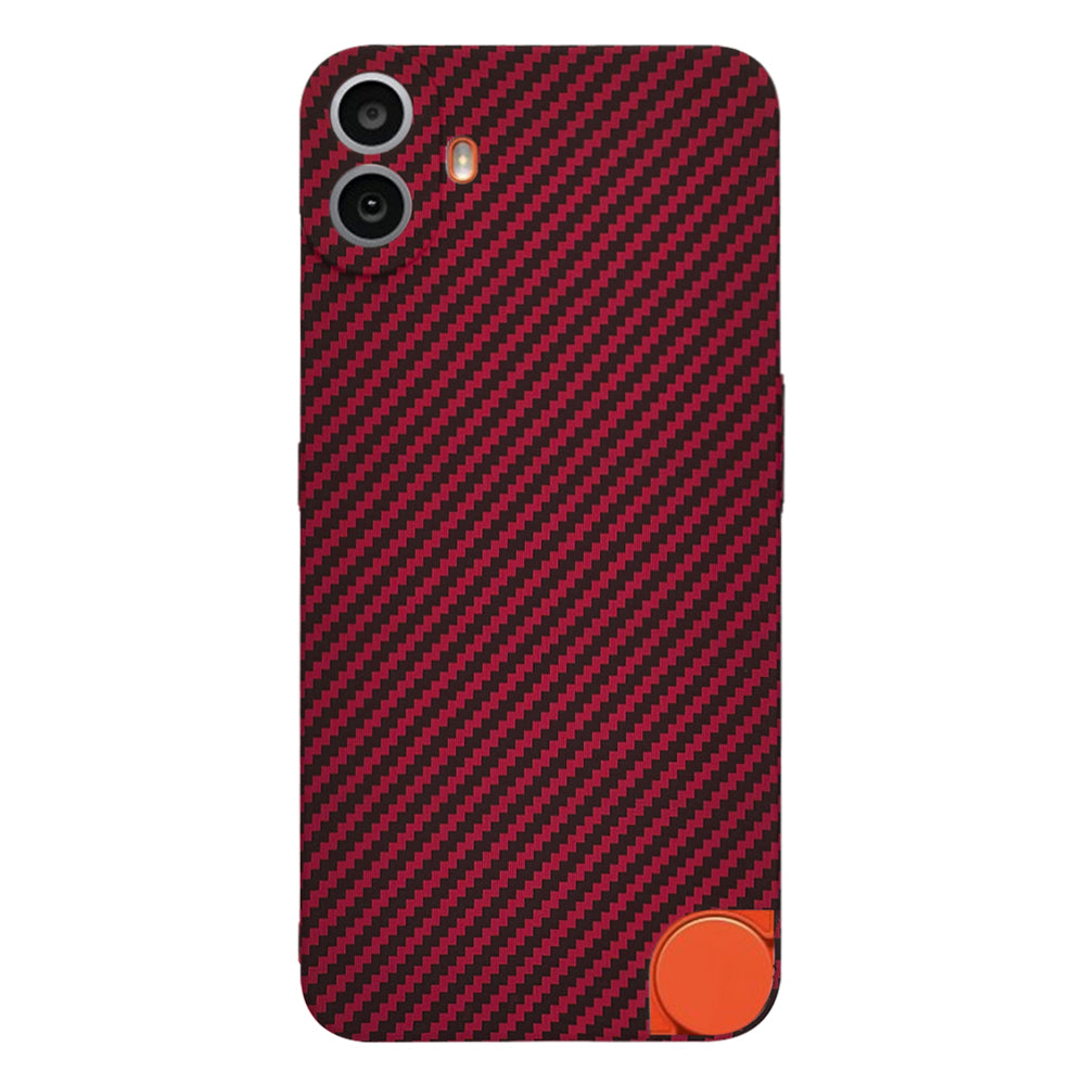 Калъф за Nothing CMF Phone 1, Techsuit, Carbonite FiberShell, Червен