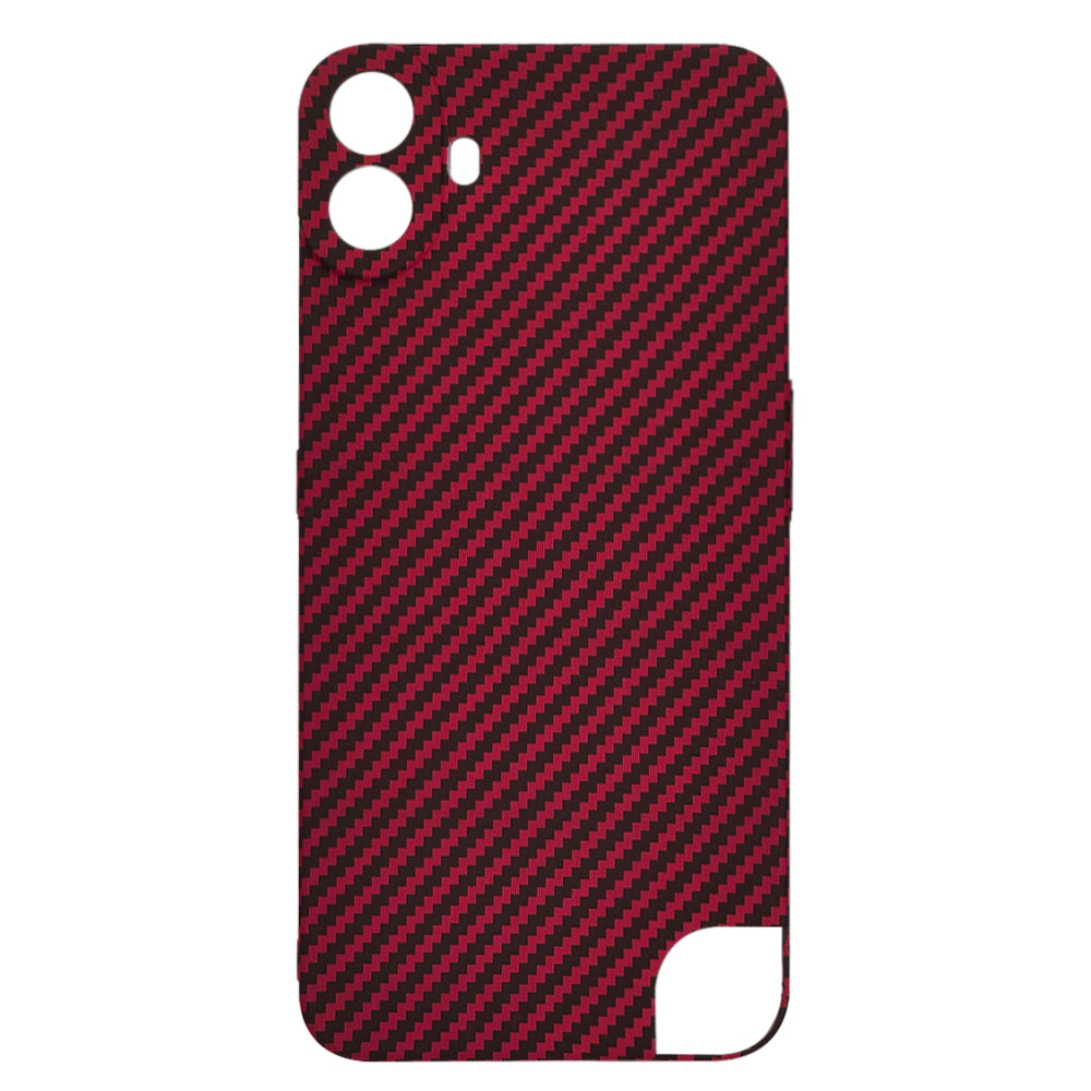 Калъф за Nothing CMF Phone 1, Techsuit, Carbonite FiberShell, Червен