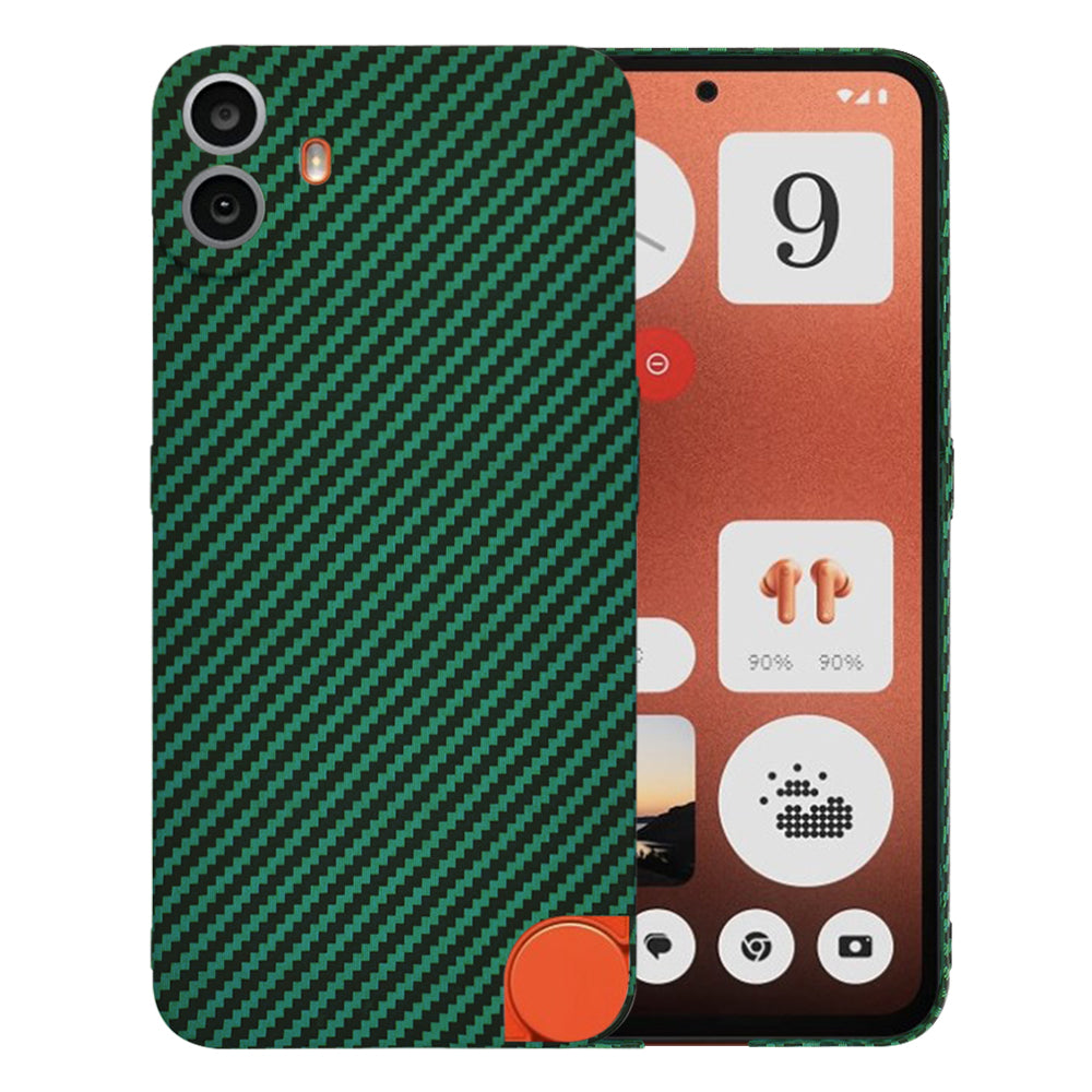 Калъф за Nothing CMF Phone 1, Techsuit, Carbonite FiberShell, Зелен