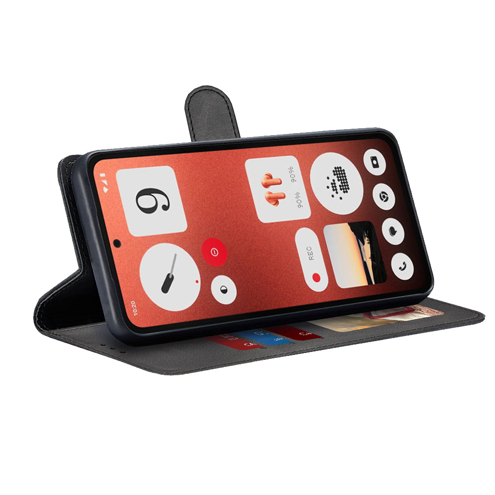 Калъф за Nothing CMF Phone 1, Techsuit, Diary Book, Черен