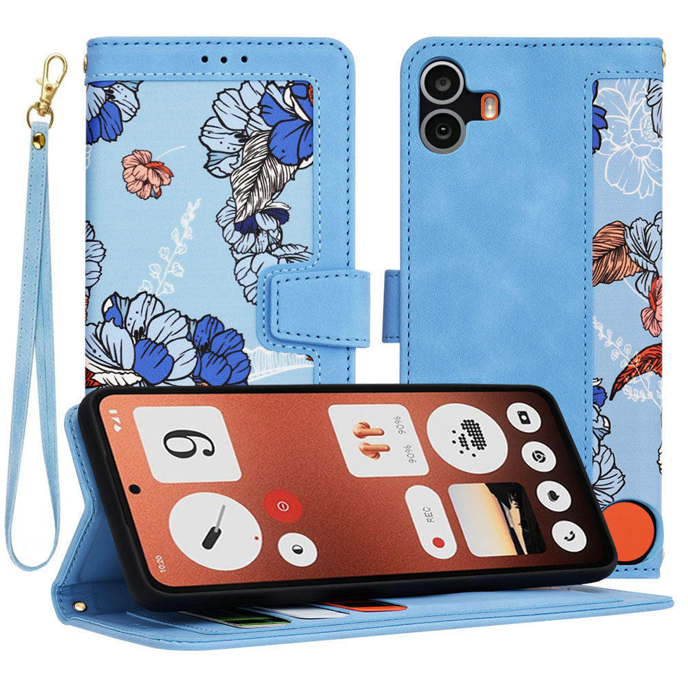 Калъф за Nothing CMF Phone 1, Techsuit, FlipCraft, Син