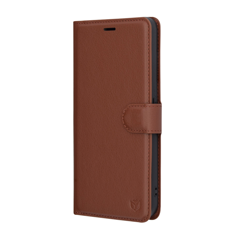 Калъф за Nothing CMF Phone 1, Techsuit, Leather Folio, Кафяв