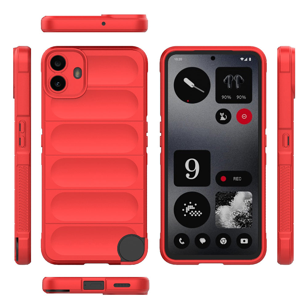 Калъф за Nothing CMF Phone 1, Techsuit, Magic Shield, Червен