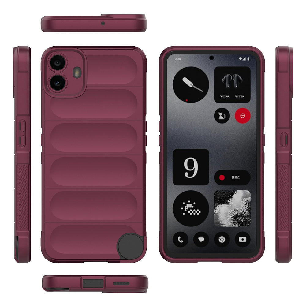 Калъф за Nothing CMF Phone 1, Techsuit, Magic Shield, Бордо