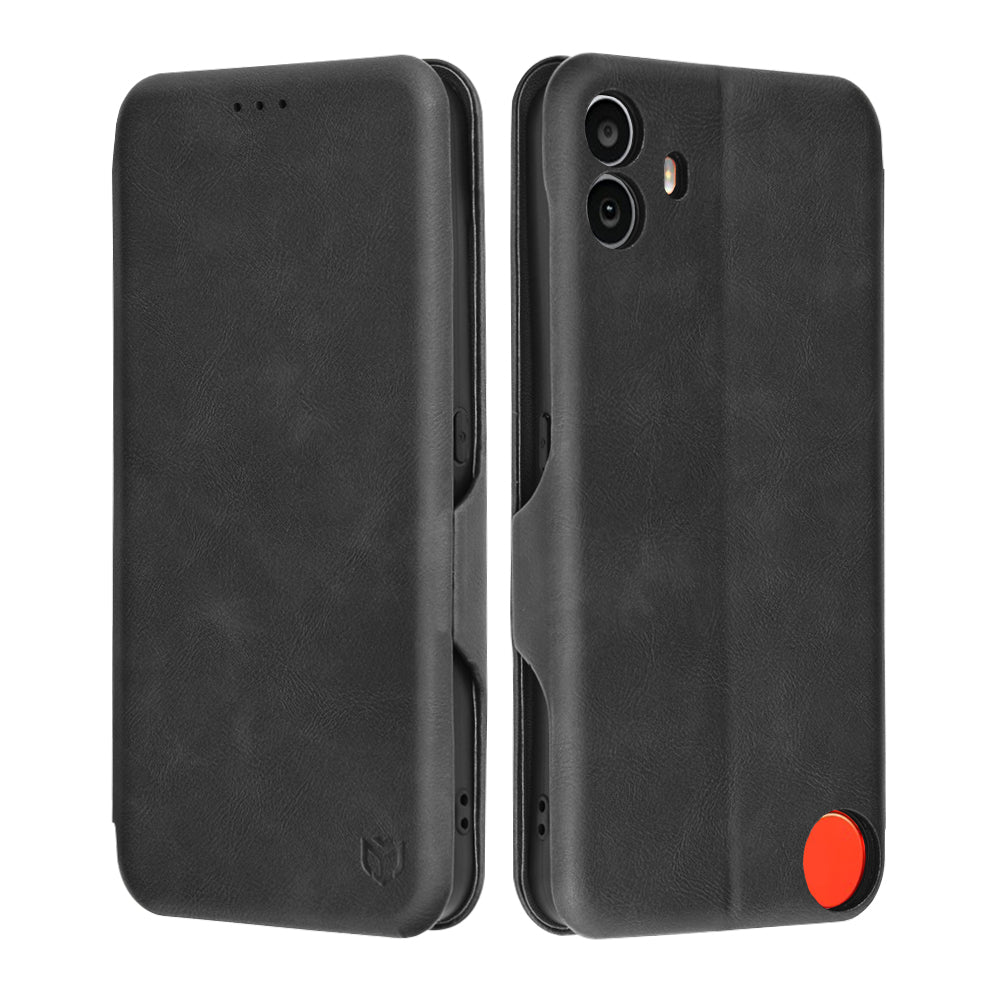 Калъф за Nothing CMF Phone 1, Techsuit, Safe Wallet Plus, Черен