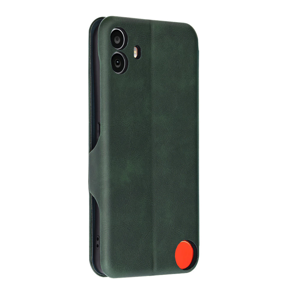 Калъф за Nothing CMF Phone 1, Techsuit, Safe Wallet Plus, Зелен