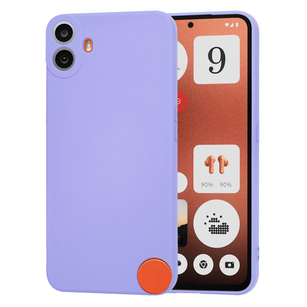 Калъф за Nothing CMF Phone 1, Techsuit, SoftFlex, Светло лилав