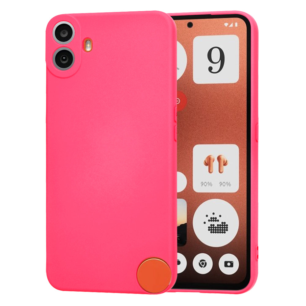 Калъф за Nothing CMF Phone 1, Techsuit, SoftFlex, Тъмнорозов