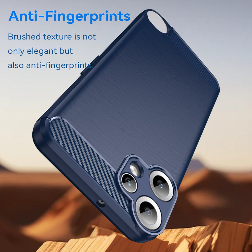 Калъф за Nothing CMF Phone 2 Pro, Techsuit, Карбон, Син