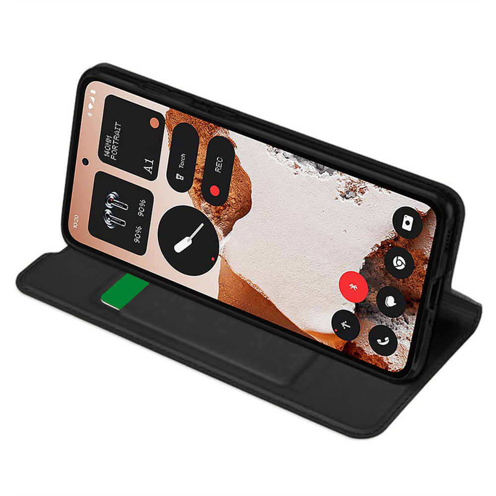 Калъф за Nothing CMF Phone 2 Pro, Techsuit, Magskin Book, Черен