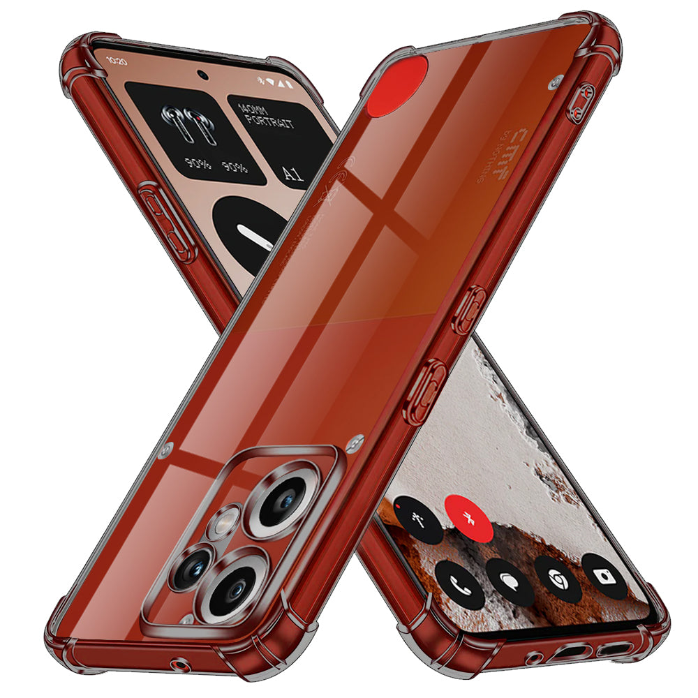 Калъф за Nothing CMF Phone 2 Pro, Techsuit, Shockproof Clear, Пушек