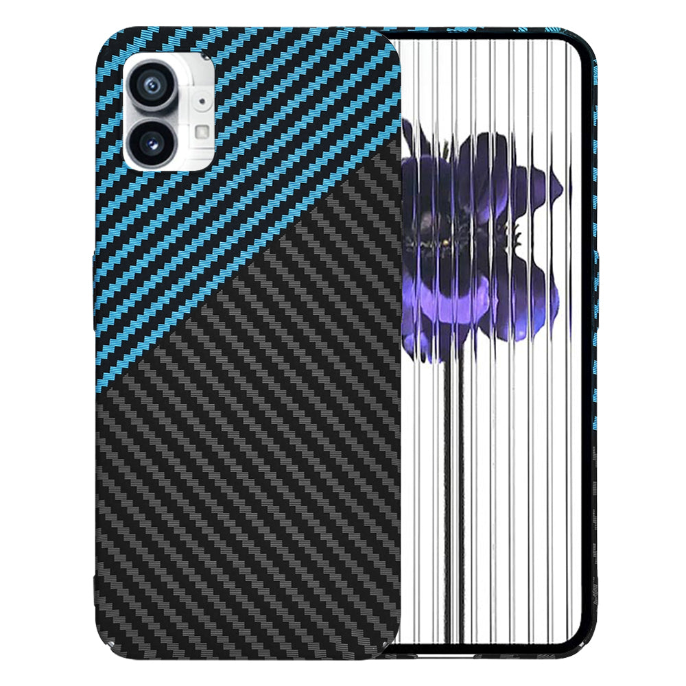 Калъф за Nothing Phone (1), Techsuit, Carbonite FiberShell, Черен Bleu